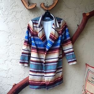 Long flannel vest , perfect for morning walks♡